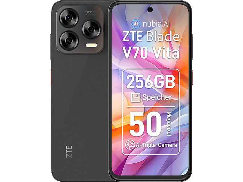 ZTE Blade V70 Vita 256 GB Stone Gray Dual SIM