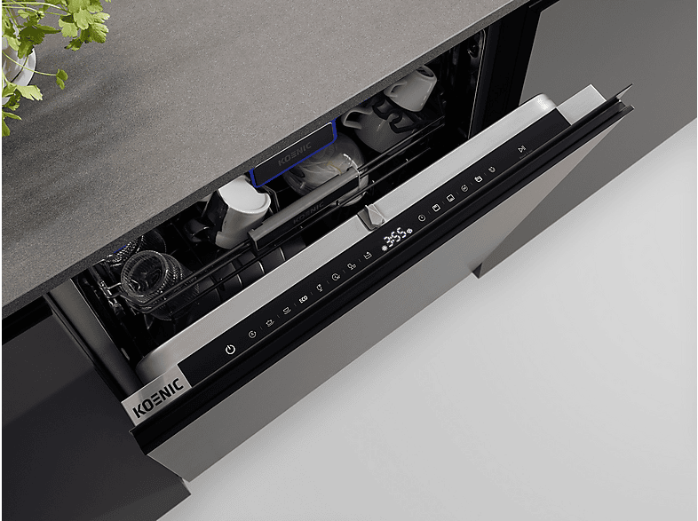 KOENIC KDW 6051 B FI Geschirrspüler (vollintegrierbar, 595 mm breit, 43 dB (A), B)