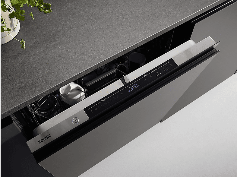KOENIC KDW 6051 B FI XXL Geschirrspüler (vollintegrierbar, 600 mm breit, 40 dB (A), B)