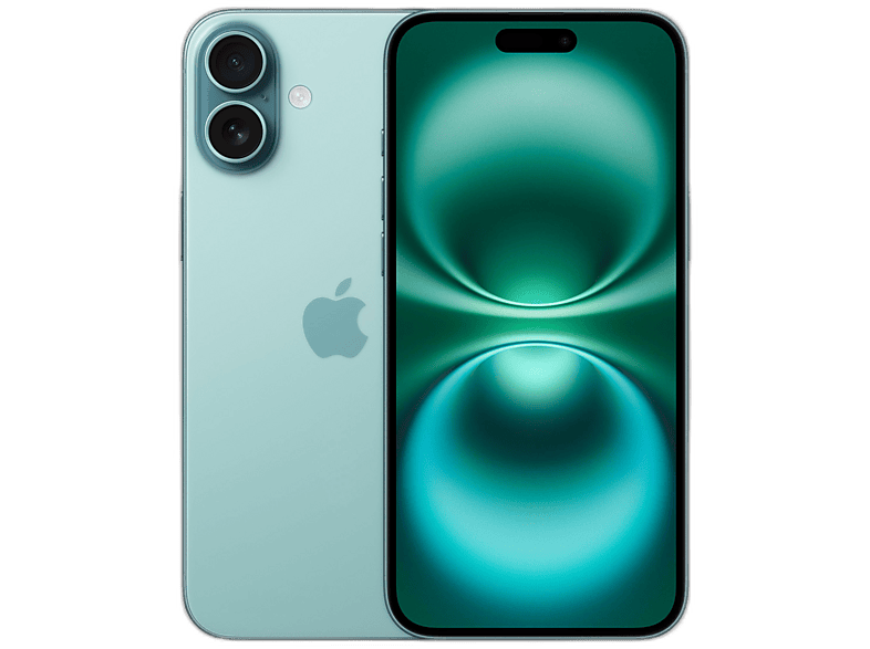 Apple iPhone 16 Plus, Verde azulado, 256 GB, 5G, 6.7 " OLED Super Retina XDR, Chip A18 Bionic, iOS
