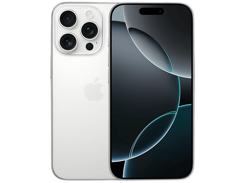 Apple iPhone 16 Pro, Titanio Blanco, 256 GB, 5G, 6.3  OLED Super Retina XDR, Chip A18 iOS