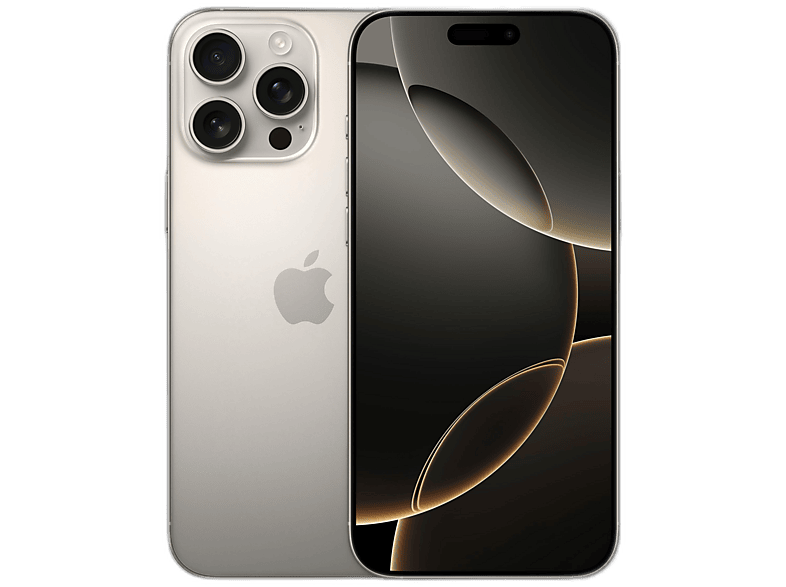 Apple iPhone 16 Pro Max, Titanio Natural, 512 GB, 5G, 6.9  OLED Super Retina XDR, Chip A18 Pro, iOS