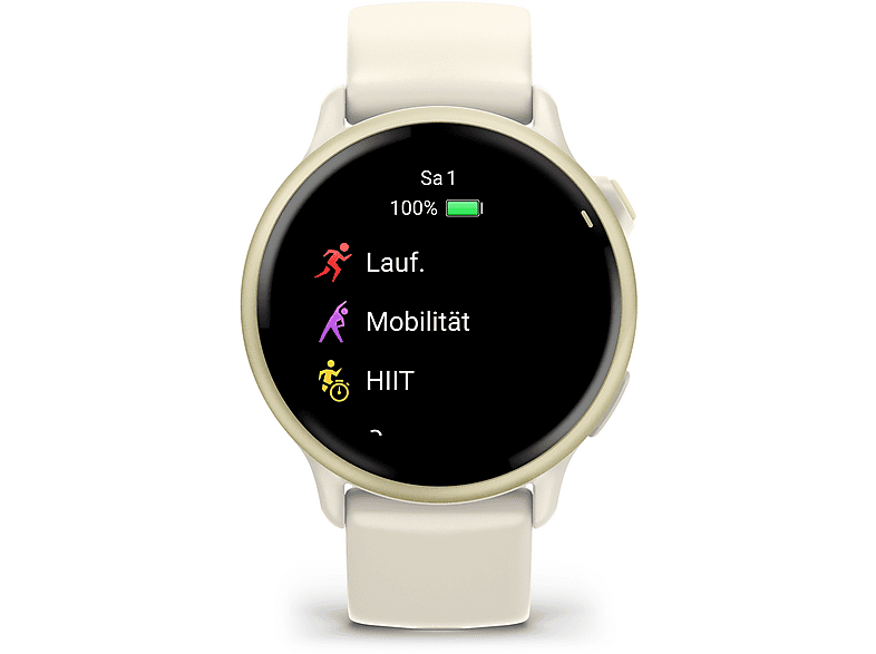 Thumbnail - GARMIN vivoactive 6 Smartwatch Silikon, Bone