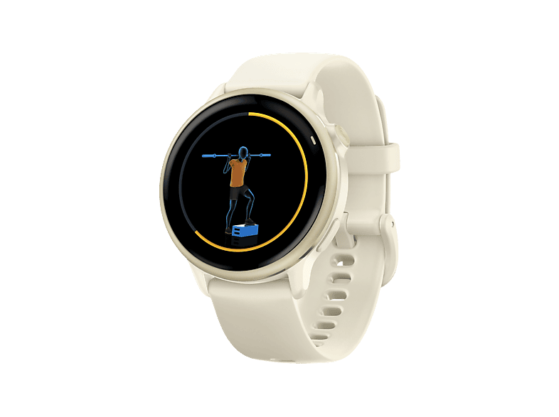 GARMIN vivoactive 6 Smartwatch Silikon, 20 mm, Bone