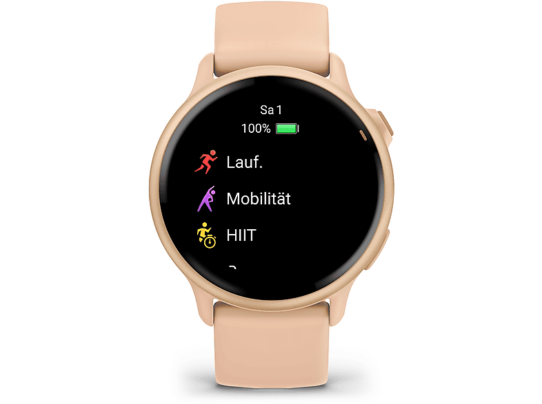 Thumbnail - GARMIN vivoactive 6 Smartwatch Silikon, 20 mm, Pink Dawn