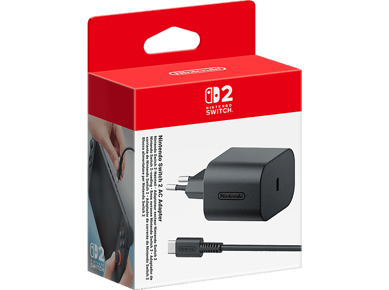 Nintendo Switch 2, Netzteil, Schwarz — Foto 3 von 3