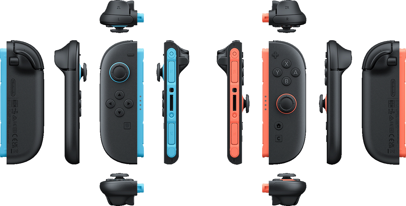 NINTENDO Joy-Con 2 Controller Hellblau/Hellrot für Nintendo Switch