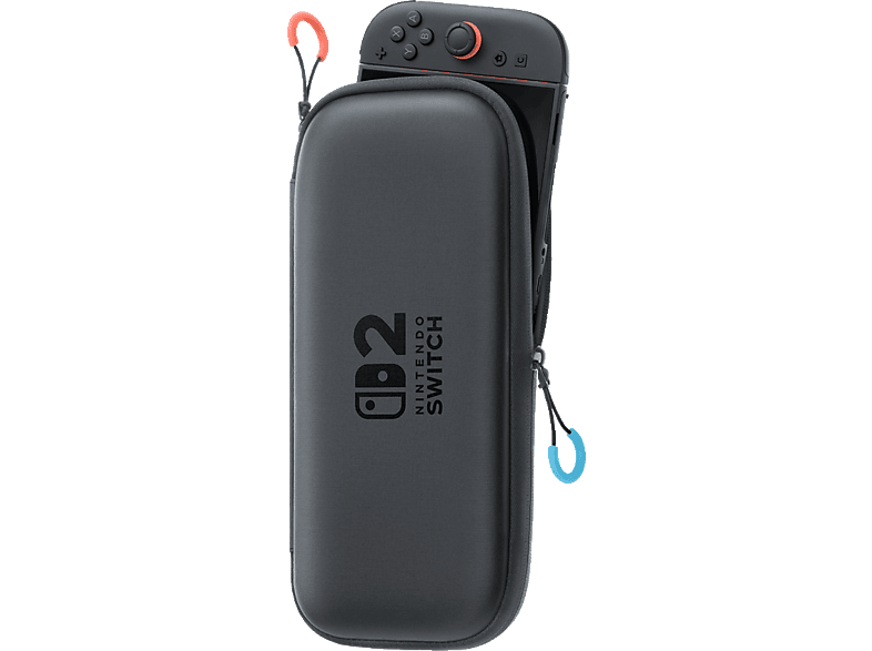 Nintendo Switch 2 Tasche & -Schutzfolie, Schwarz/Transparent