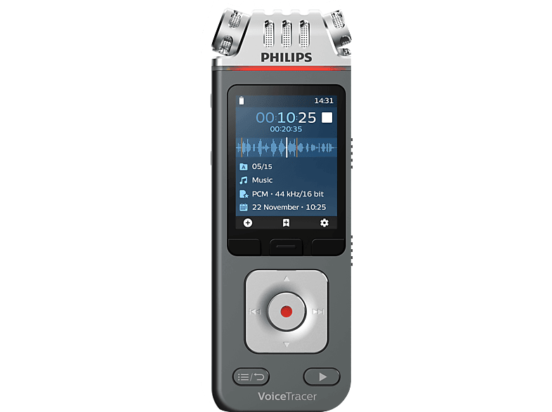 PHILIPS DVT6115 Voice Tracer Audiorecorder; Diktiergerät — Foto 4 von 5