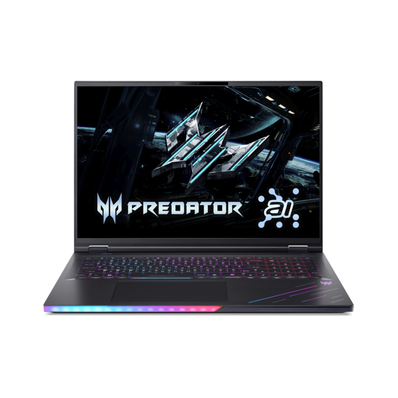 Acer Predator Helios 18 AI PH18-73-95WR PC Portable Gamer 18", Intel Core Ultra 9, 64 Go RAM, 3 To SSD, GeForce RTX 5080