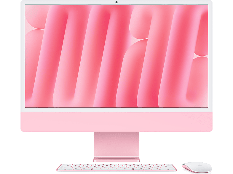 Apple iMac (2024) 24 Retina 4.5K, Chip M4, CPU de 8 núcleos, GPU 16GB RAM, 256 GB SSD, Rosa