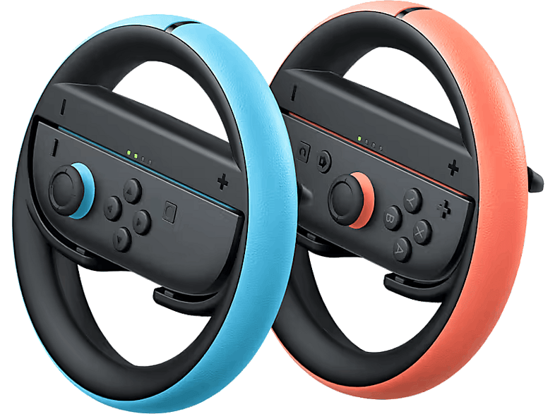 Volante - Nintendo Switch 2, Joy Con 2 Wheel, Pack de Rojo y Azul
