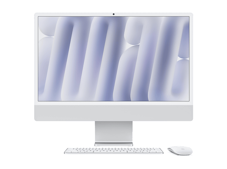 Apple iMac (2024) 24″ Retina 4.5K, Chip M4, CPU de 10 núcleos, GPU 24GB RAM, 512 GB SSD, Gigabit Ethernet, Plata