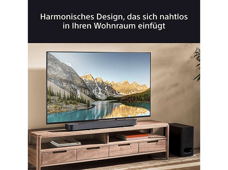Sony Bravia Theatre Bar 6 mit Subwoofer - 3.1.2-Kanal-Surround Sound, Dolby Atmos, DTS:X, AI Voice Zoom 3 (über Bravia TV), DSee für Musik; Soundbar — Foto 5 von 5