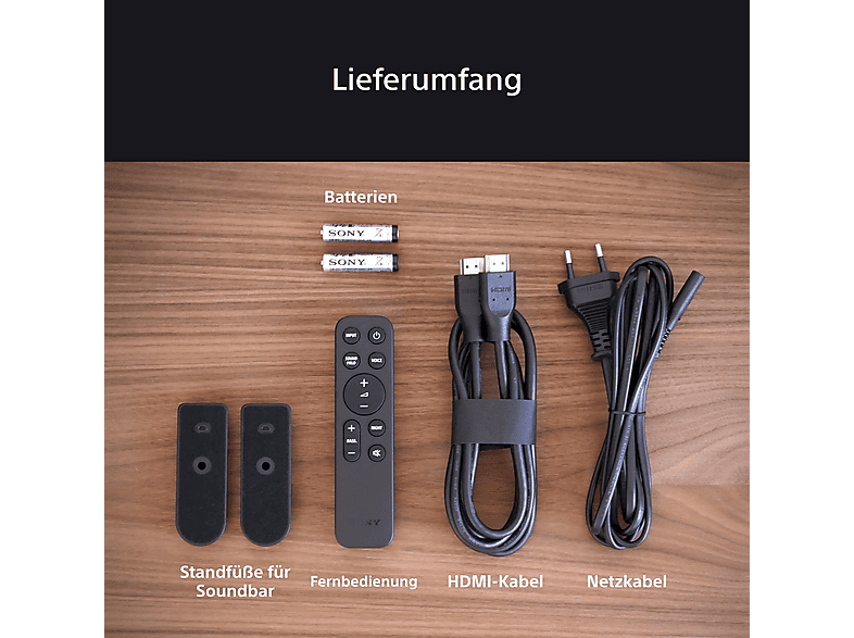 Sony Bravia Theatre Bar 6 mit Subwoofer - 3.1.2-Kanal-Surround Sound, Dolby Atmos, DTS:X, AI Voice Zoom 3 (über Bravia TV), DSee für Musik; Soundbar — Foto 2 von 5