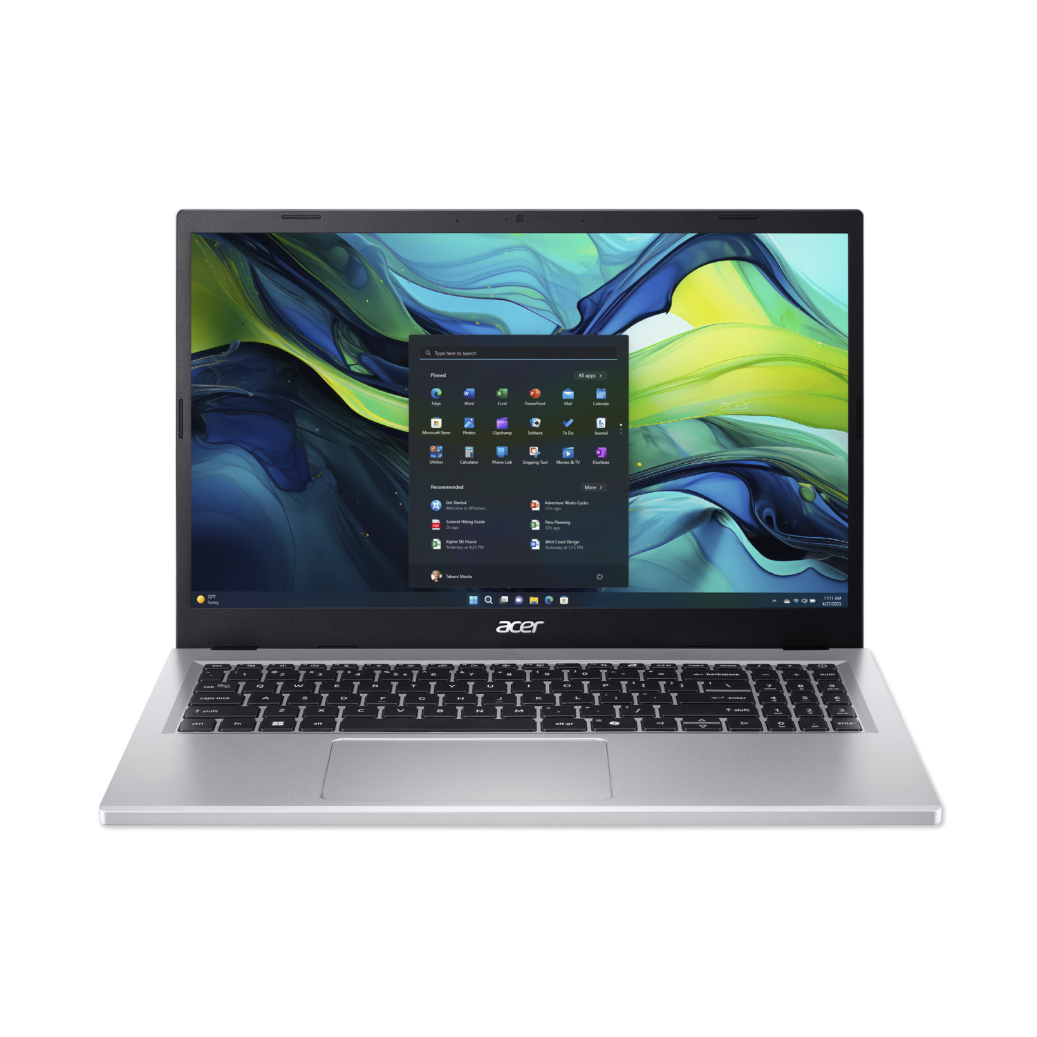 Acer Aspire Go 15 Ag15-71p-72gy - 15.6 Inch Core™ I7 I7-13620h 16 Gb 512 Uhd Graphics afbeelding