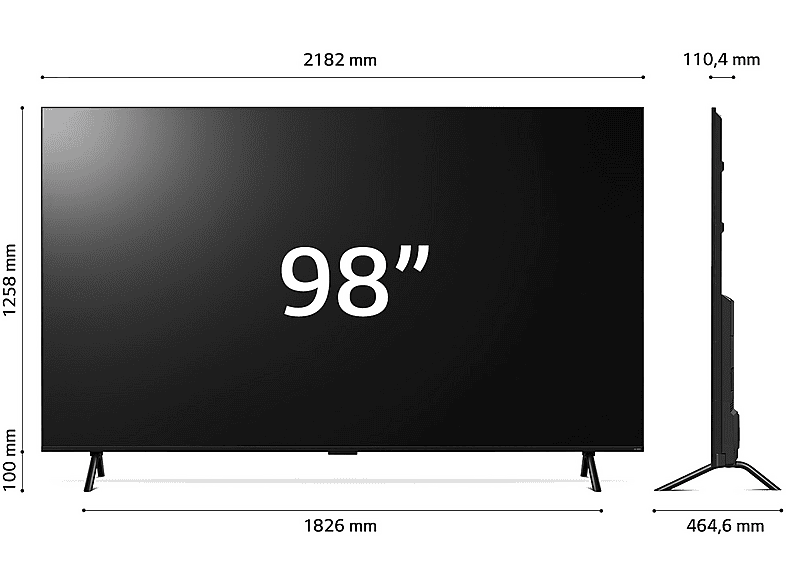 Thumbnail - LG UHD TV 98UT91006LA (Flat, 98 Zoll / 249 cm, 4K, SMART TV)
