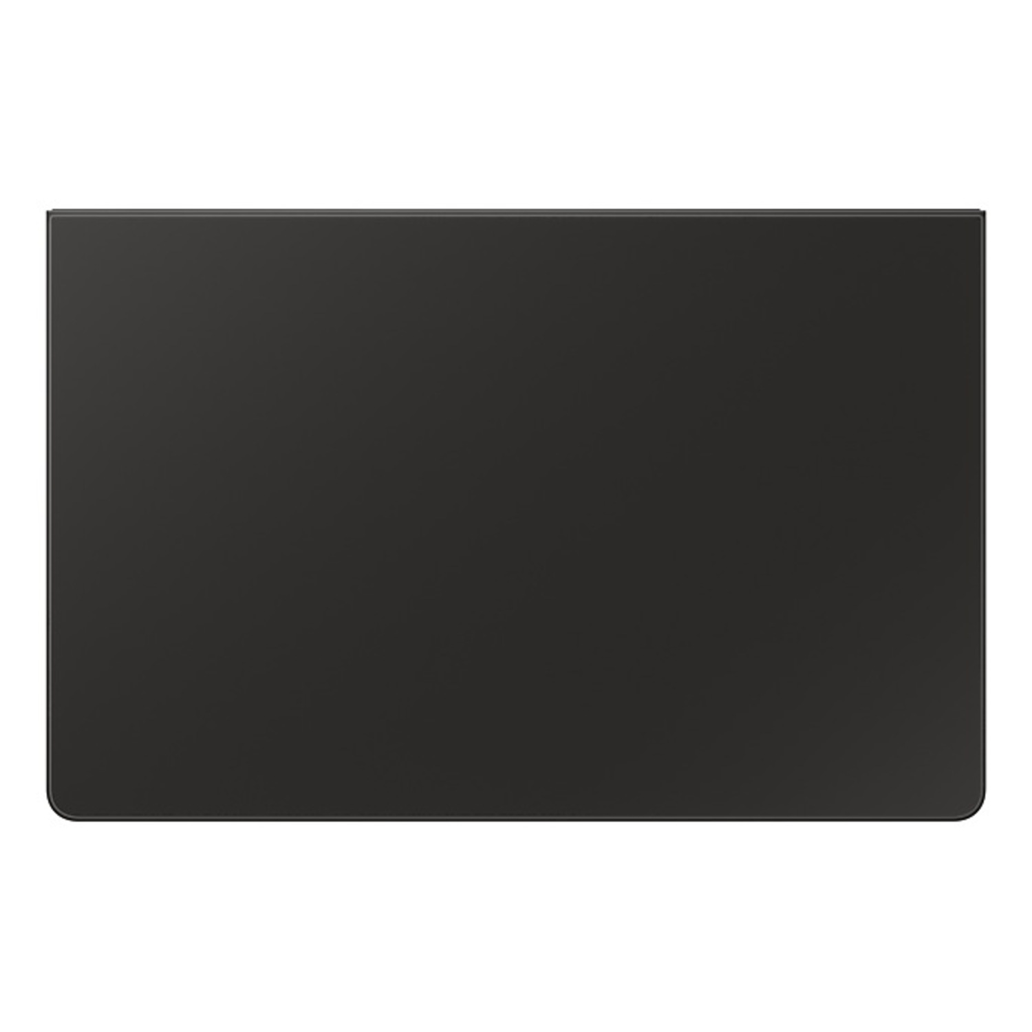 A black rectangular tablet on a black background.