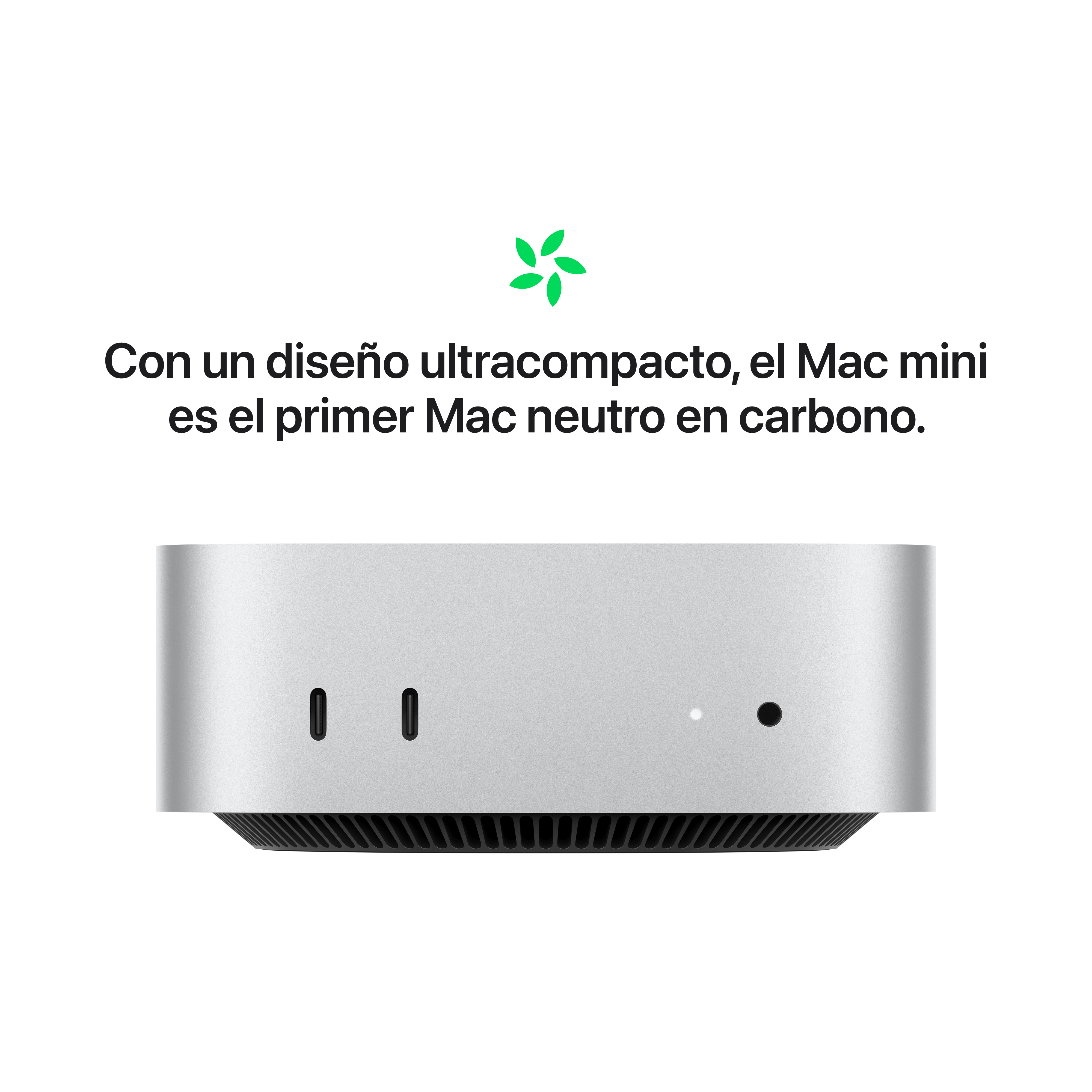 Apple Mac mini (2024) Chip M4, CPU de 10 núcleos, GPU de 10