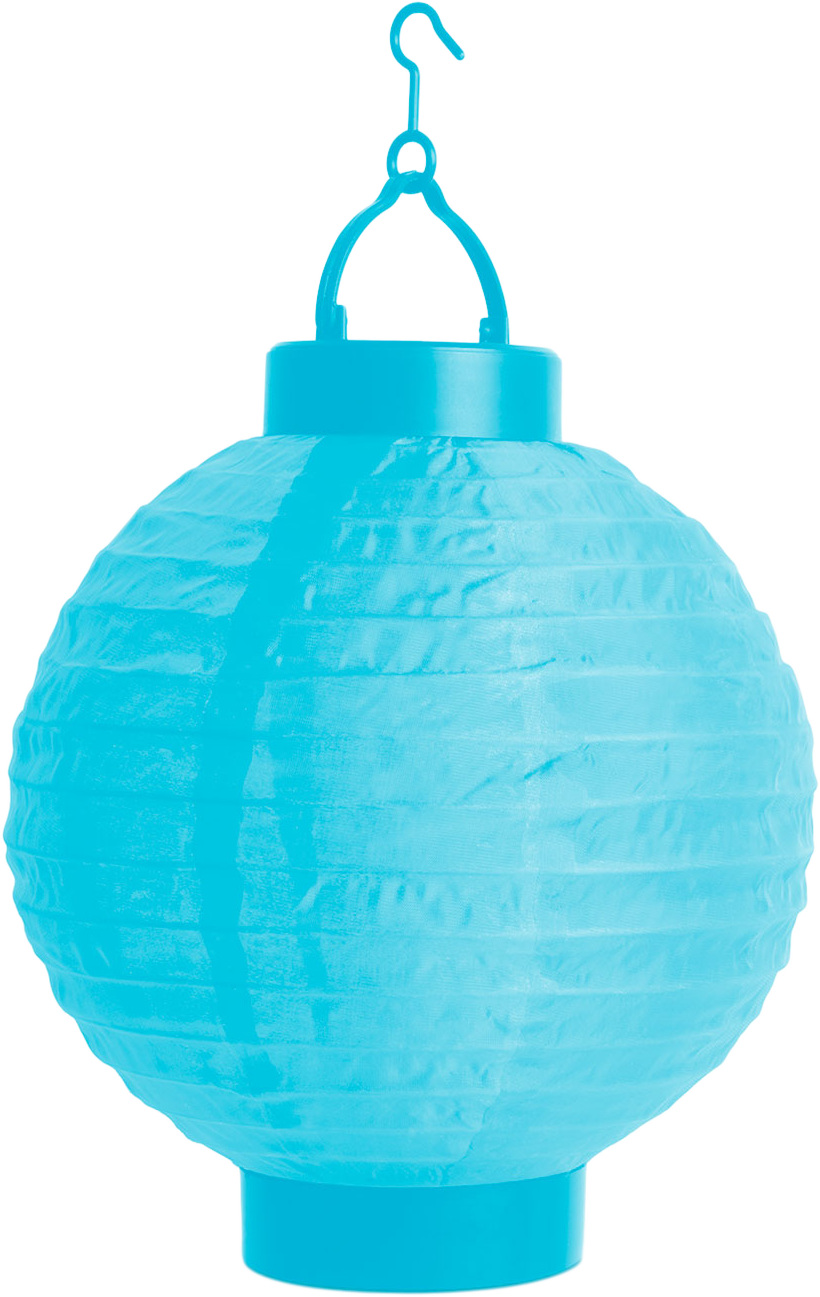 FAMILY PARTY Lampion -LED-es, 20 cm, kék (11399BL)