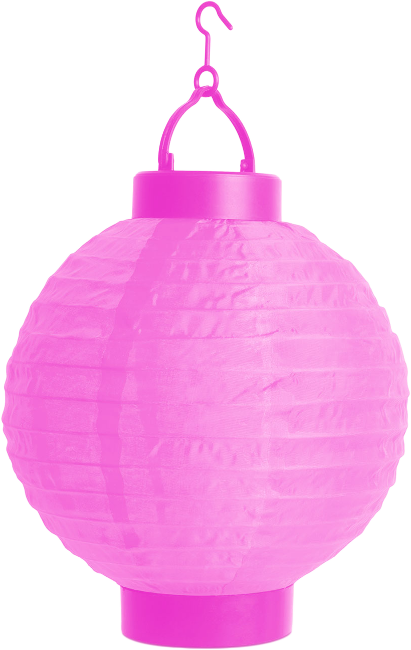 FAMILY PARTY Lampion -LED-es, 20 cm, magenta (11399MG)