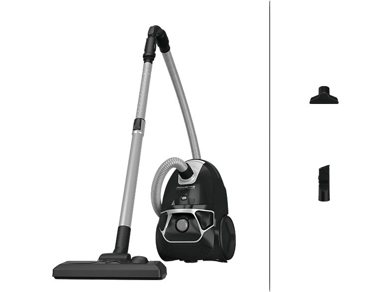 Rowenta RO3945 Compact Power Staubsauger (69 dB(A), maximale Leistung: 900 Watt, Schwarz)