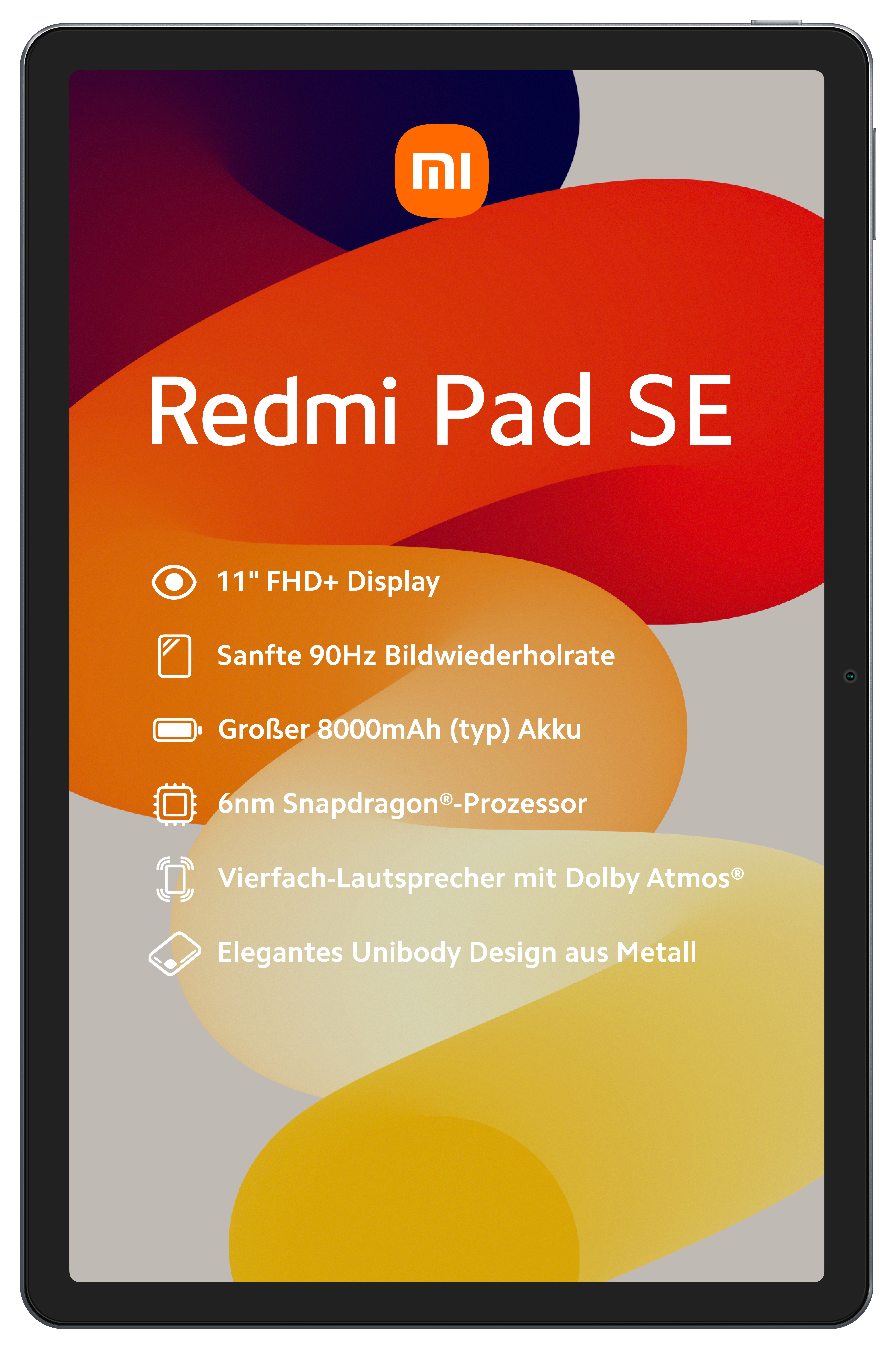 XIAOMI Redmi Pad SE, Tablet, 128 GB, 11 Zoll, Graphite Gray