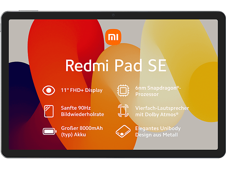 XIAOMI Redmi Pad SE, Tablet, 128 GB, 11 Zoll, Graphite Gray