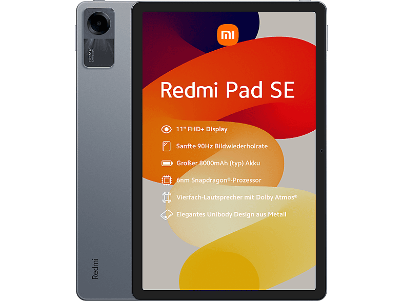 XIAOMI Redmi Pad SE, Tablet, 128 GB, 11 Zoll, Graphite Gray
