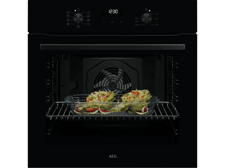 AEG TU5AB20WSK, Multifunción, Limpieza por agua, 72 l, Display LED, 60 cm, Negro