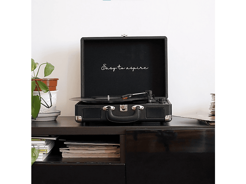 Prixton Tocadiscos Vc400bk, Reproductor Vinilo, Bluetooth, Usb