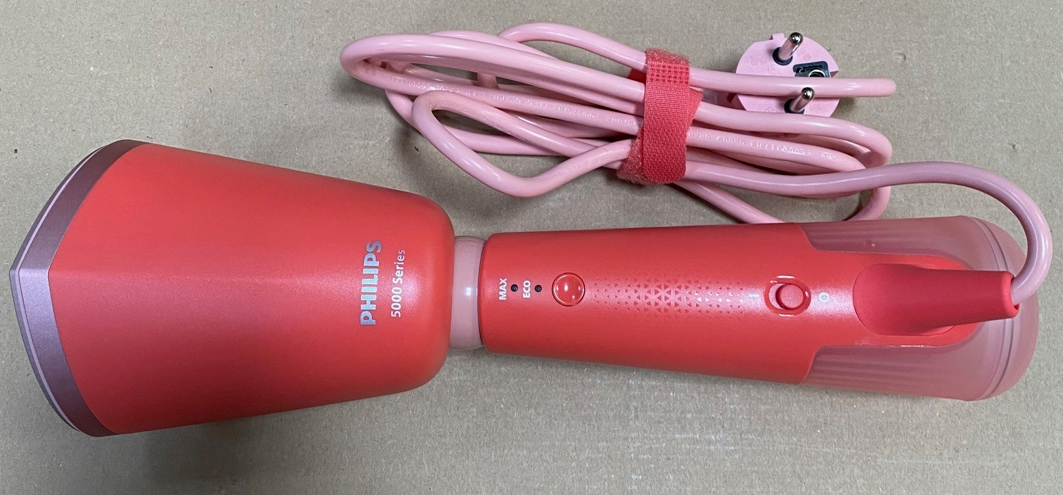 OUTLET Parownica do ubrań PHILIPS STH5020/40 Seria 5000 Czerwony 1400 W, 0.24 g/min Czerwony