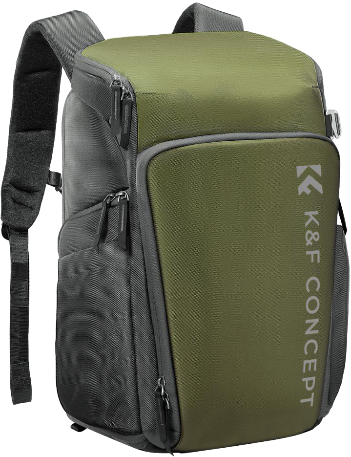 K&F Alpha Air fotós hátizsák 25L, zöld