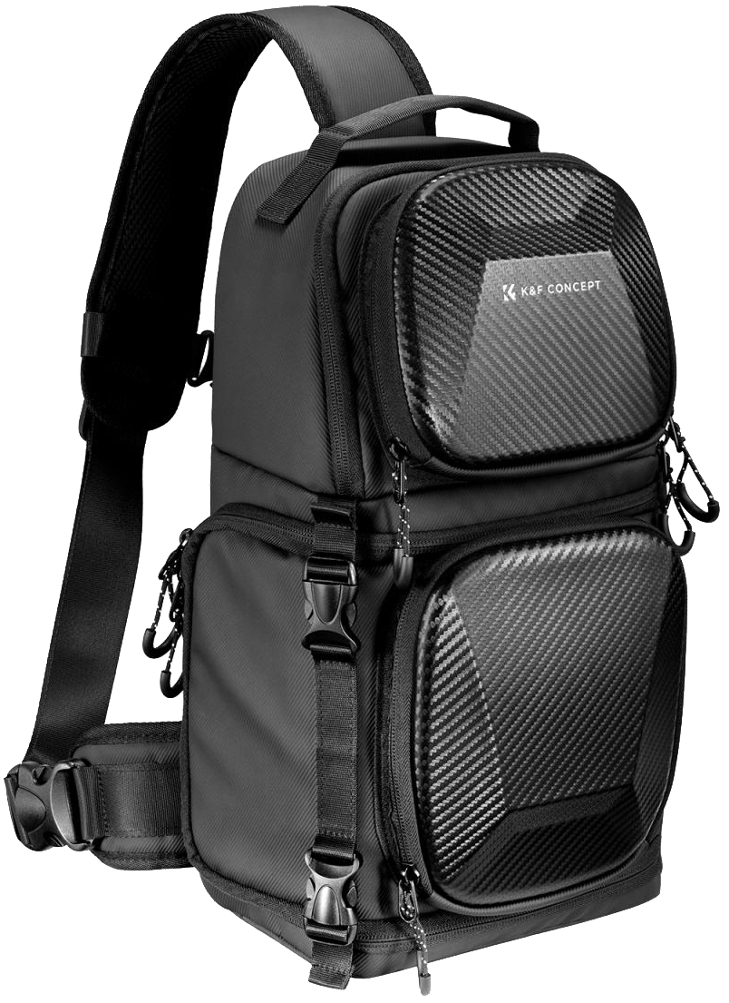 K&F Beta Messenger egyvállas hardshell kamera hátizsák 10L, fekete