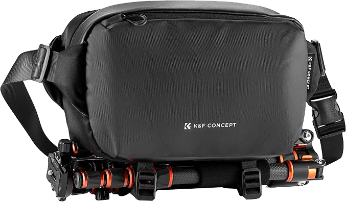 K&F Alpha Sling 10L, fotós oldaltáska, fekete