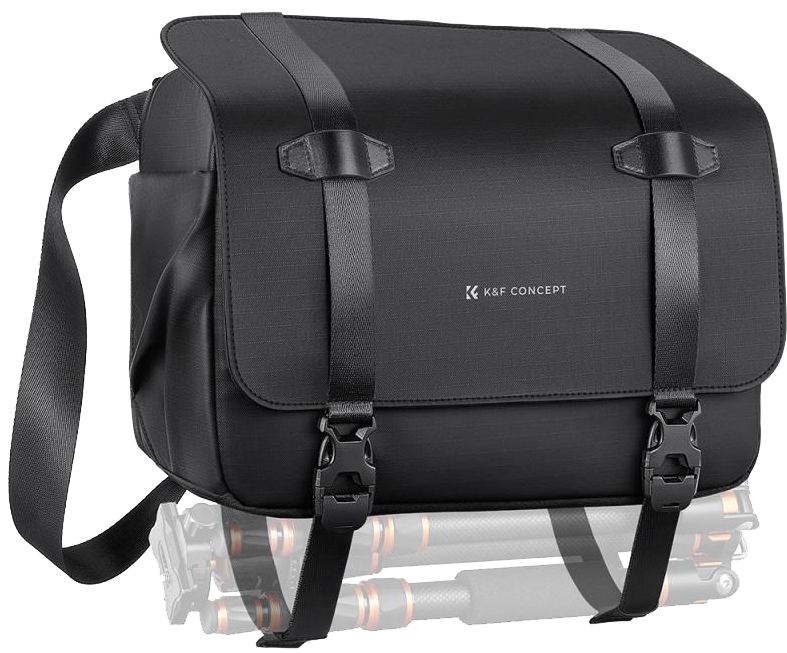 K&F Urban Wander 10L, fotós oldaltáska, fekete