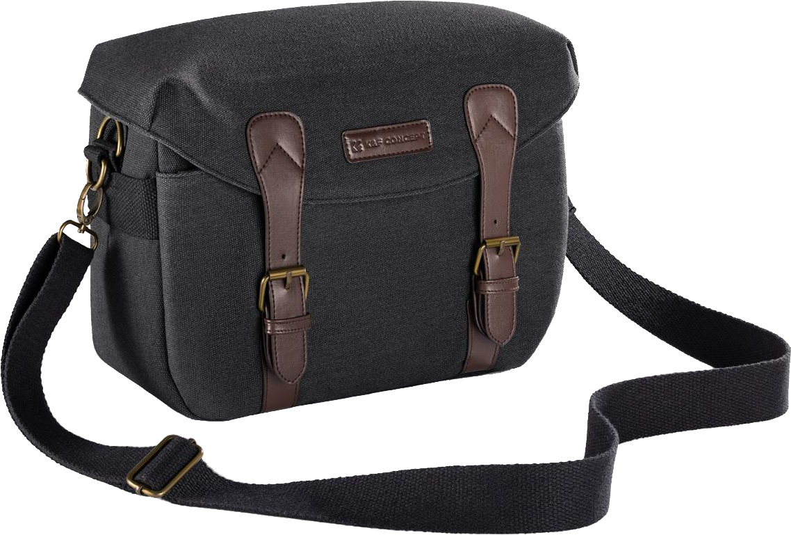 K&F Urban Wander 10L, fotós oldaltáska, szürke barna