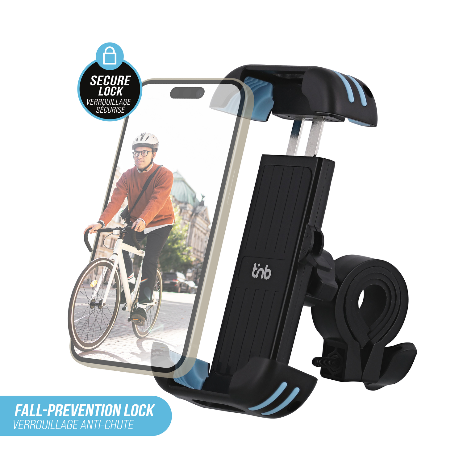 TNB UMBIKE6 Telefoonhouder Zwart