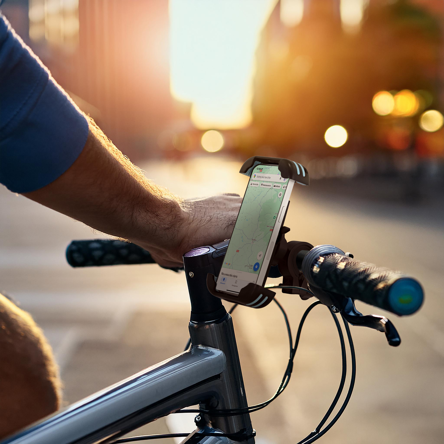 TNB UMBIKE6 Telefoonhouder Zwart