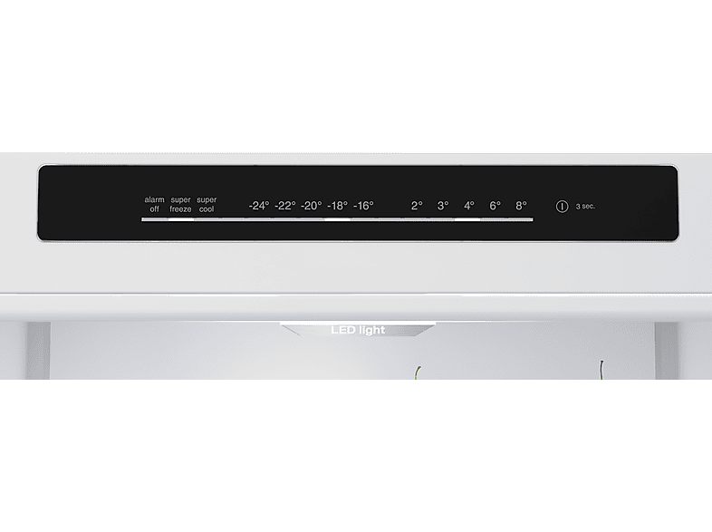 BOSCH KGN392LAG Serie 4 Kühlgefrierkombination (A, 363 l, 2030 mm hoch, Metall-Optik)