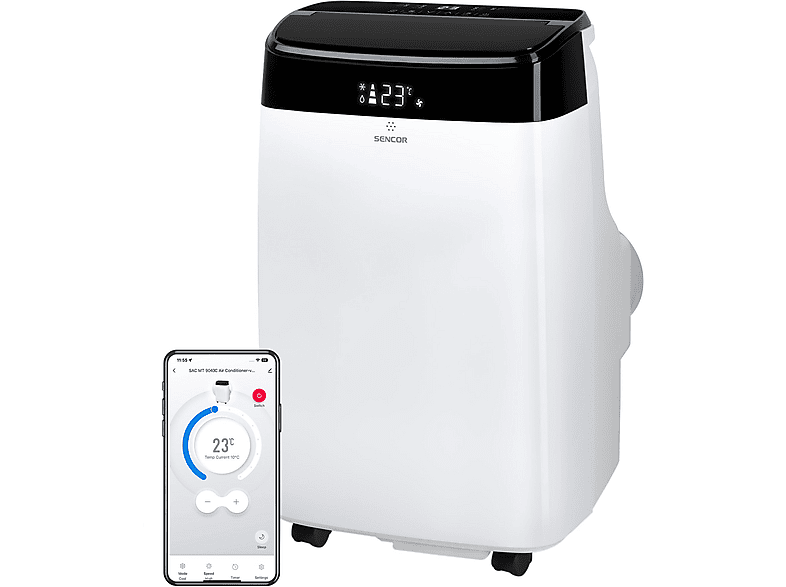 Klimatyzator przenośny SENCOR SAC MT9040C Biało-czarny