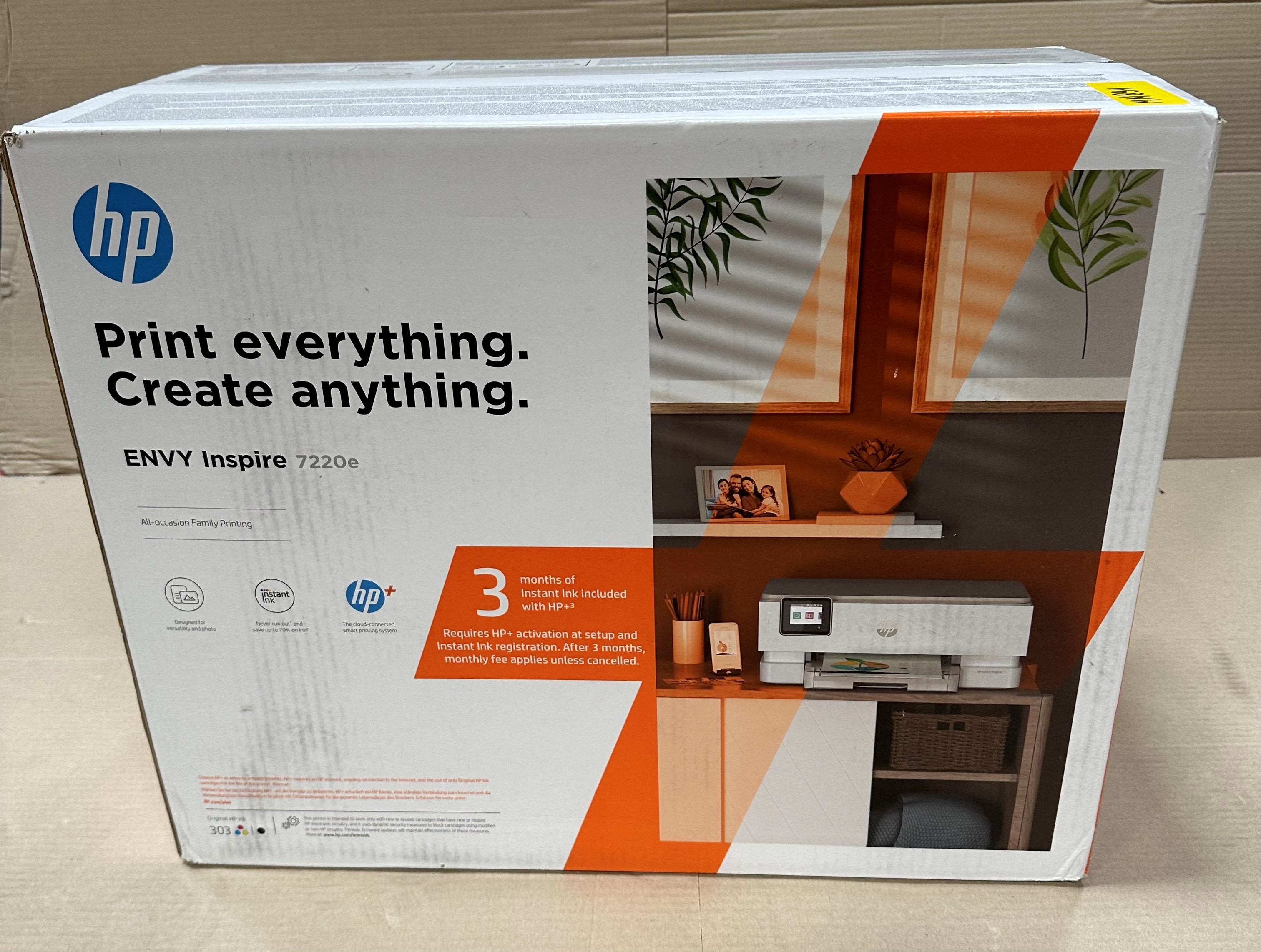 OUTLET Urządzenie wielofunkcyjne HP Envy Inspire 7220e Instant Ink Biało-złoty