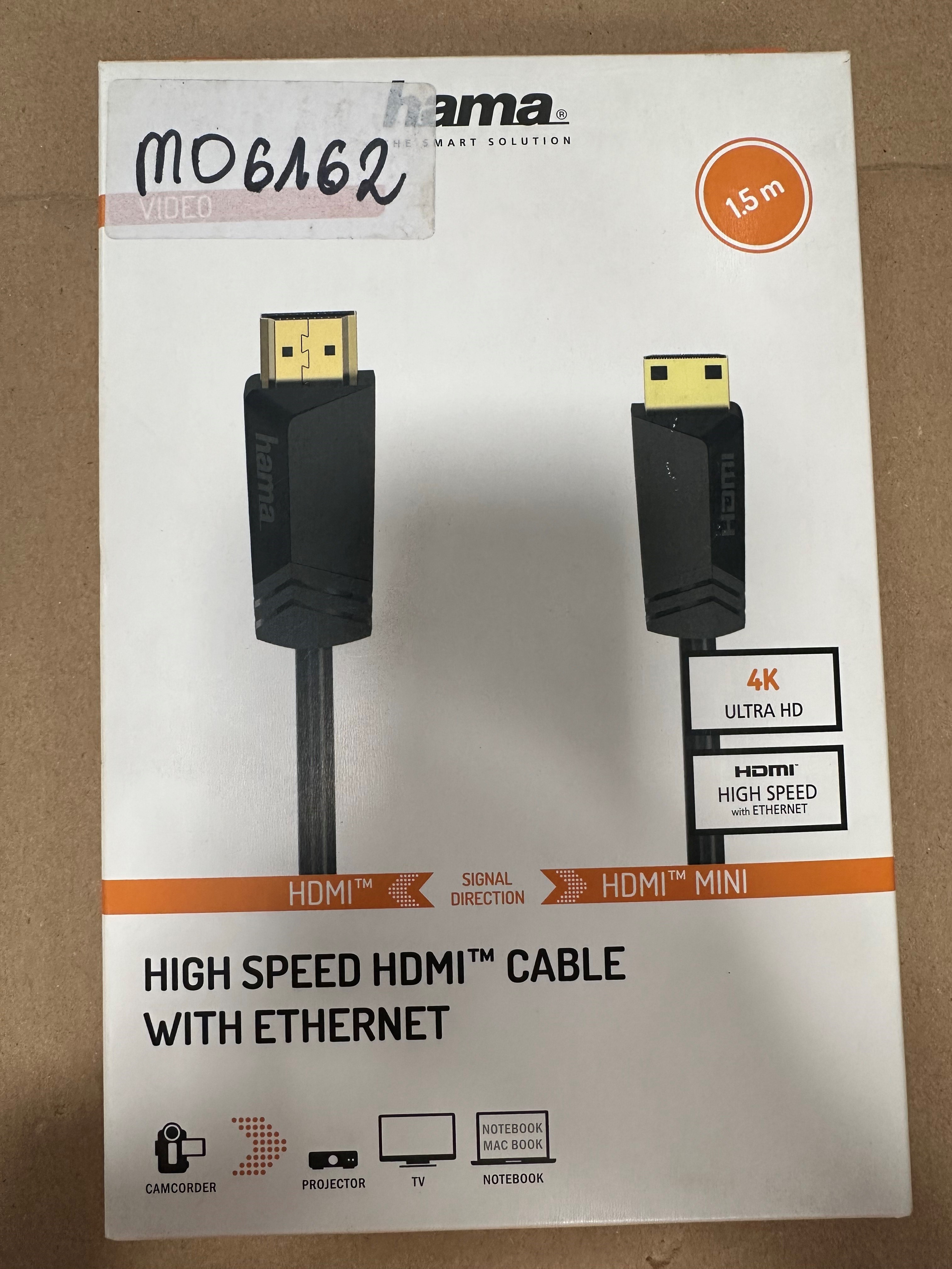 OUTLET Kabel HAMA HDMI 2.0B 4K 1,5 m Czarny 
