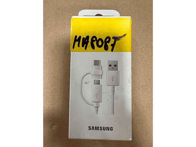 OUTLET Kabel USB-C SAMSUNG EP-DG930DWEGWW USB Typ C i Micro Biały – zdjęcie 2