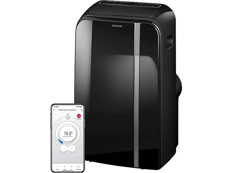 Klimatyzator przenośny SENCOR SAC MT1241C WIFI Czarny