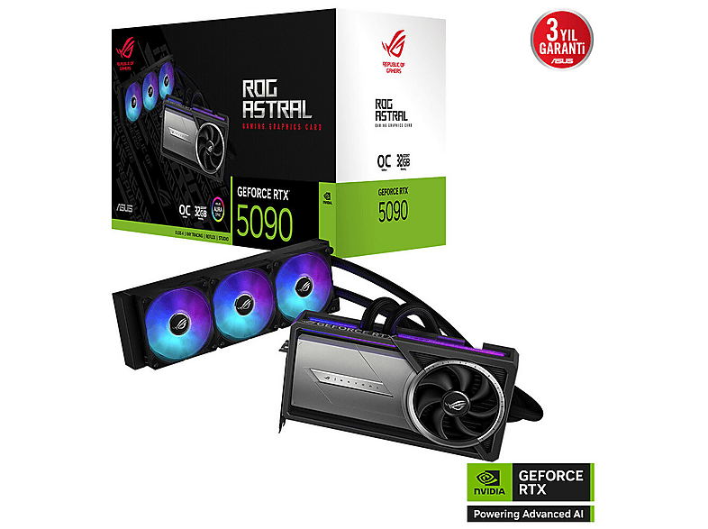 ASUS Rog-Astral-LC-RTX5090-O32G-Gaming-Nvidia-Geforce-RTX 5090