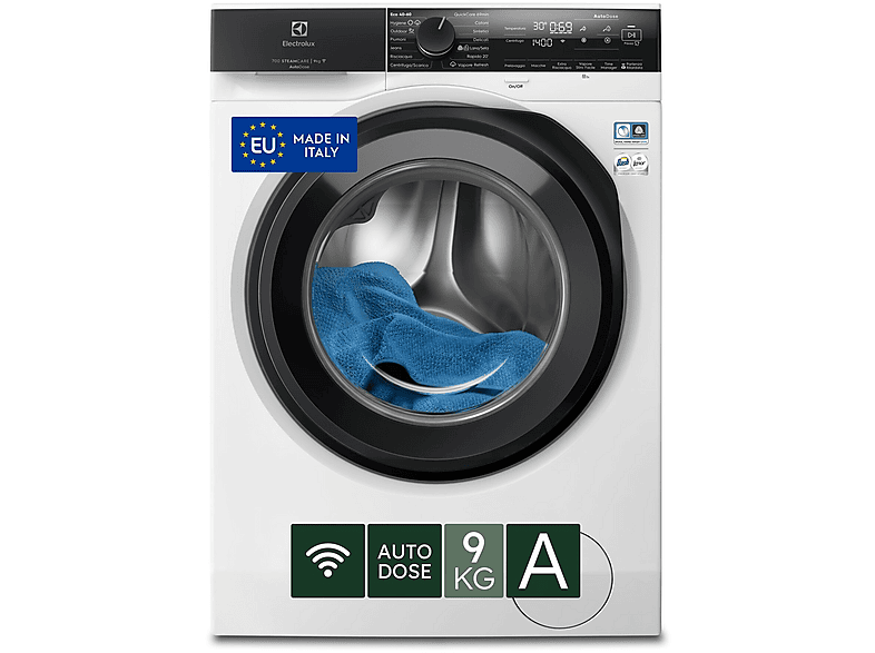 Electrolux Ew7F49Gq Lavatrice, Caricamento frontale, 9 kg, 63,6 cm, Classe A