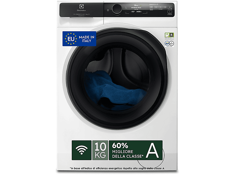 Electrolux Ew9F710Gcy Lavatrice, Caricamento frontale, 10 kg, 63,6 cm, Classe A