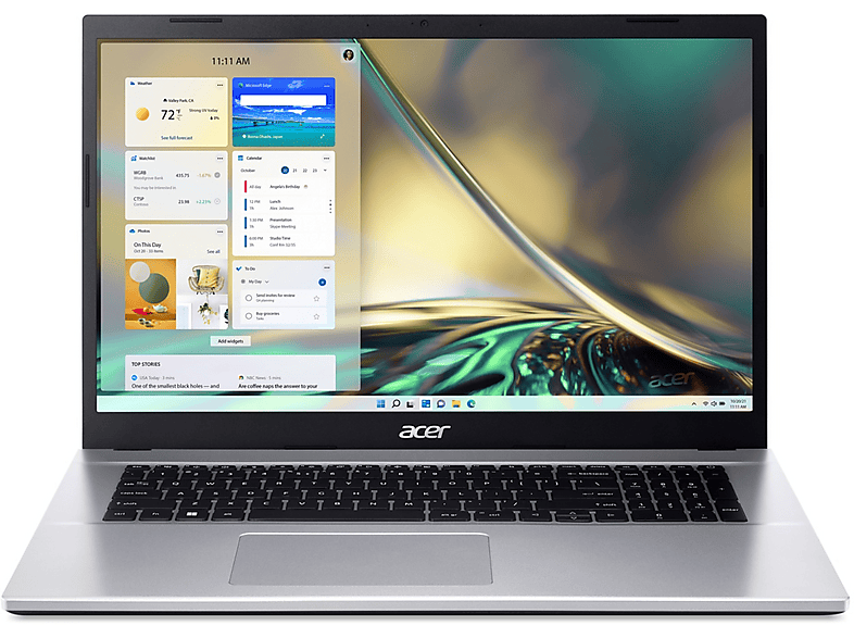 Acer Aspire 3 A317-54-5196, 17,3", processore Intel Core I5 1235U, 8 GB, 512 GB Ssd, Silver Notebook
