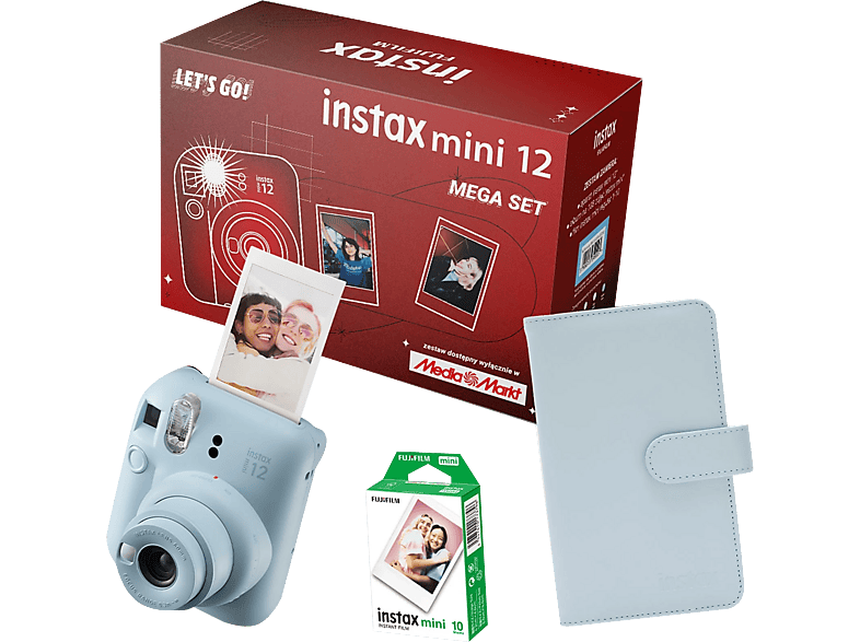 Aparat FUJIFILM Instax mini 12 Mega Set ( Album + wkłady